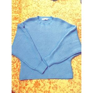 Nordstrom All in Favor blue Dolman Sleeve sweater sz Small